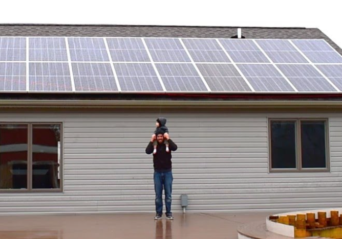 solar panel layout plan